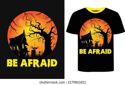 Teme que el diseño de camisetas sea un mejor diseño. Es un diseño de camisetas de Halloween con vector.