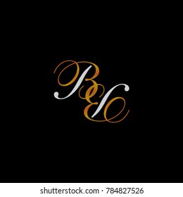 BE AMBIGRAM SYMBOL FOR WEDDING INITIAL LOGO