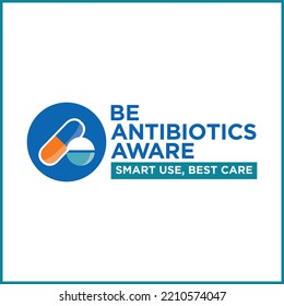 Be Antibiotics Aware Vector Logo Smart Stock Vector (Royalty Free ...