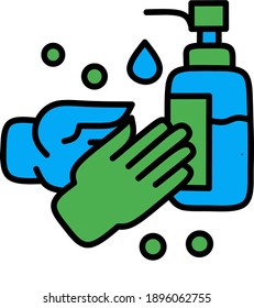be aware of the covid-19 virus by washing hands