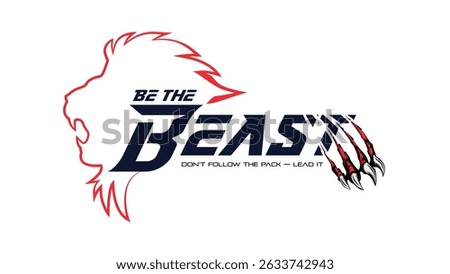 Be the Beast Logo Design with Beast Claw