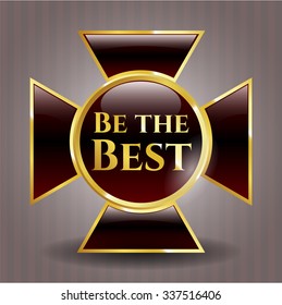 Sé la mejor insignia de oro