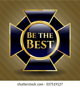 Ser el mejor emblema brillante