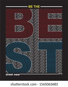 be the best typography for print t shirt