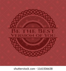 Be the Best Version of You red icon or emblem