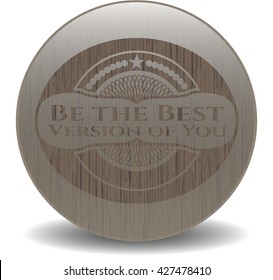 Sea la mejor versión del emblema de madera de You. Vintage.