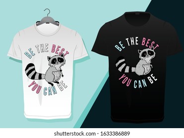Be the best you can be little cat t shirt design