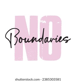 be boundaries text on white background.
