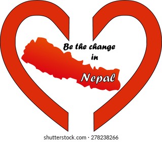 Be the change in Nepal  with a heart