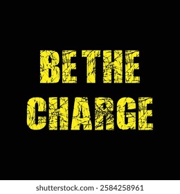 be the charge text on black background.