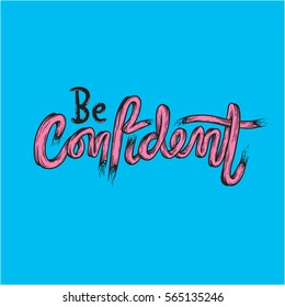 Concepto de tipografía de confianza