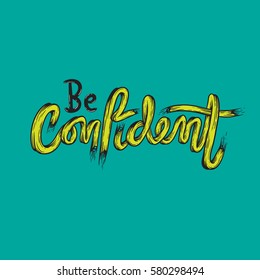 Concepto de tipografía de confianza