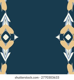 BE COOL NATURALLY summer nautical twilight typography repeating linear gradient, mountain range, multi stroke lettering, concave banner, varied cross texture with golden sand, deep navy, ocean blue, seashell