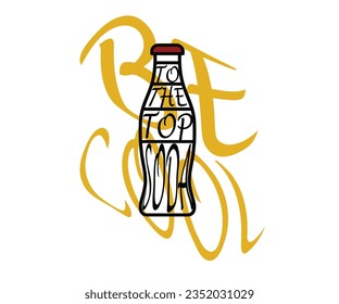 Be Cool Soda Design By Adobe illustrator