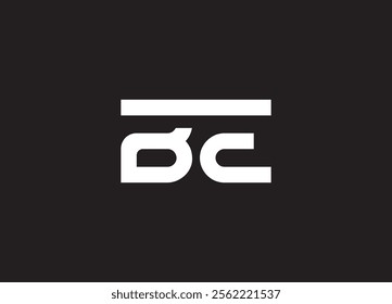 BE creative modern logo design and initial logo
