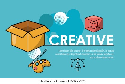 Be creative poster