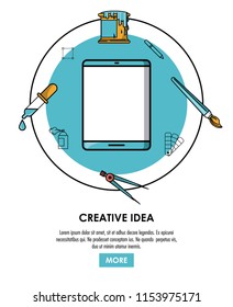 Be creative poster