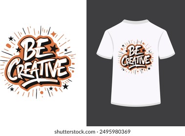 Sé creativo en el diseño de camisetas.