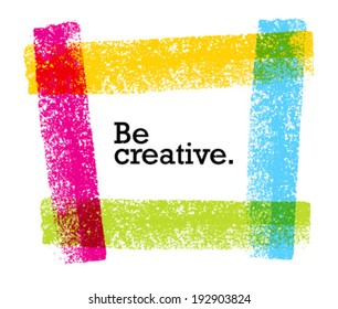 Be Creative Vector Outstanding Brush Composition