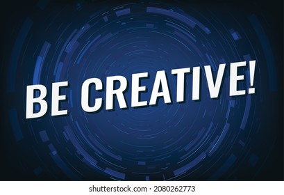 be creative word concept vector illustration with blue lines and 3d style, landing page, template, ui, web, mobile app, poster, banner, flyer, background, gift card, coupon, label, wallpaper