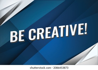 be creative word concept vector illustration with blue lines and 3d style, landing page, template, ui, web, mobile app, poster, banner, flyer, background, gift card, coupon, label, wallpaper