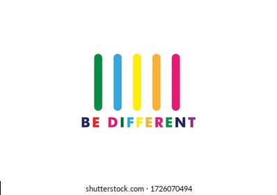 Be Different Idea Logo Vector