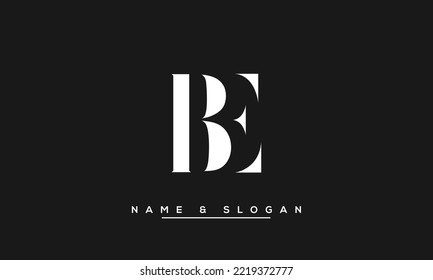 BE,  EB  Abstract  Letters  Logo  Monogram