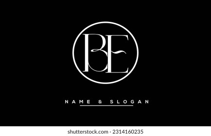 BE,  EB  Abstract  Letters  Logo  Monogram