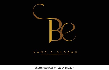 BE,  EB  Abstract  Letters  Logo  Monogram