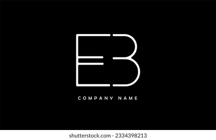 BE, EB Abstract Letters Logo Monogram