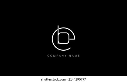 BE, EB alphabet letters logo monogram