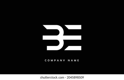 BE, EB Alphabets Letters Logo Monogram