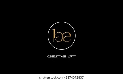 BE, EB, B, E abstract letters logo monogram