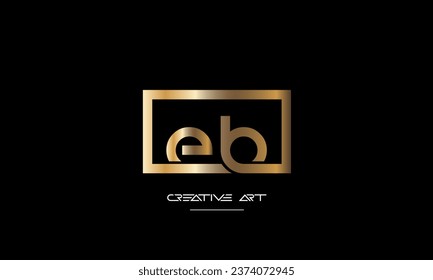 BE, EB, B, E abstract letters logo monogram