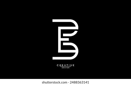 BE, EB, B, E, Abstract Letters Logo Monogram