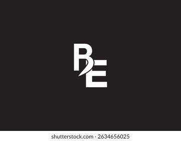 BE EB creative initial logo design 