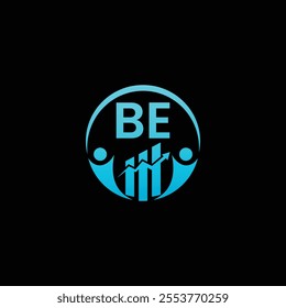 BE Financial logo design template, BE Financial logo