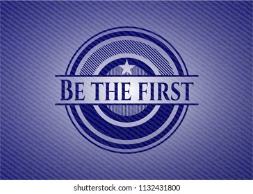 Be the first badge with jean texture