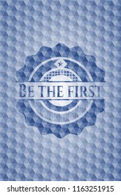 Be the first blue polygonal emblem.