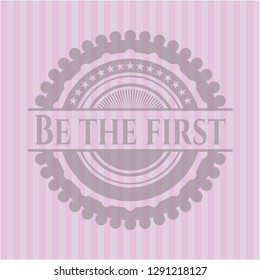 Be the first retro pink emblem
