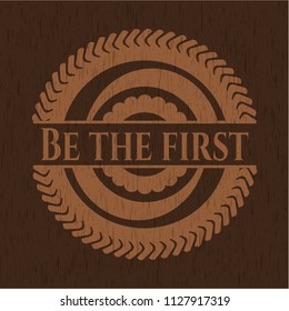 Be the first vintage wooden emblem