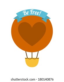 be free over white background vector illustration 