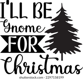 Ich bin Gnome für Weihnachtsfächer
