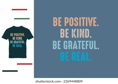 Be grateful t shirt design