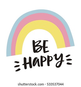 Be Happy card design