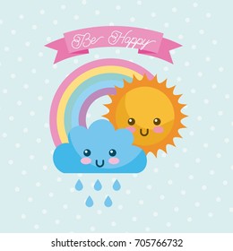 be happy cartoon