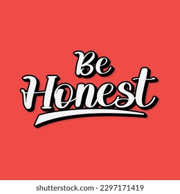 
Sea una tipografía honesta en blanco y negro