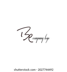 Ser la plantilla de diseño de nombre de logotipo de escritura a mano inicial vector
