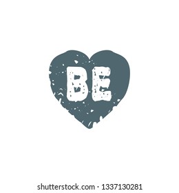 BE  Initial Handwriting logo template vector