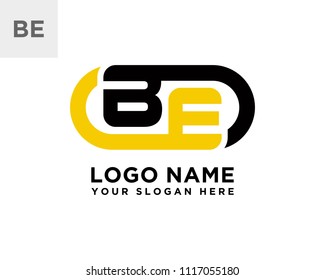 BE initial logo template vexctor